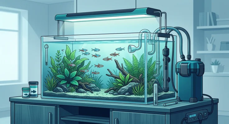 Acuario de 100 litros: mejores opciones y montaje