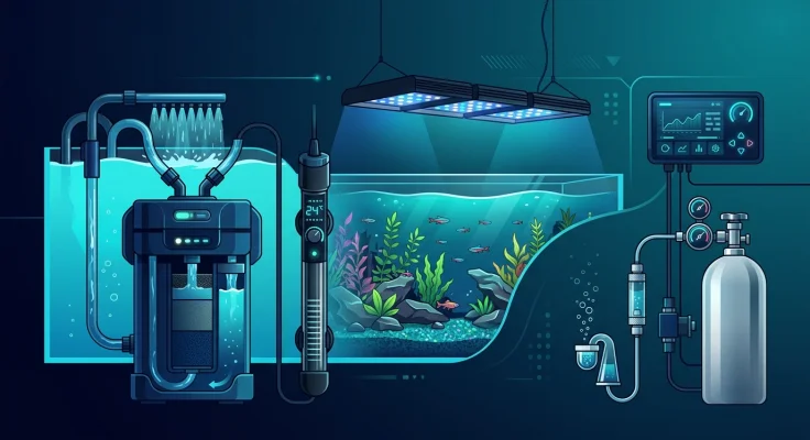 Acuario de 200 litros: guía de modelos y equipamiento