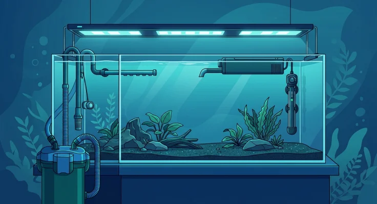 Acuario de 300 litros: montaje y equipo necesario