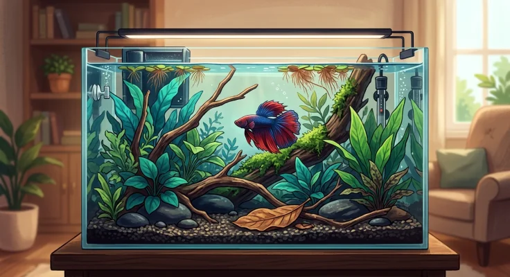 El acuario ideal para un Betta: tamaño y decoración