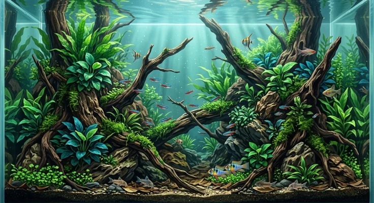 Acuario biotopo: cómo reproducir un hábitat natural