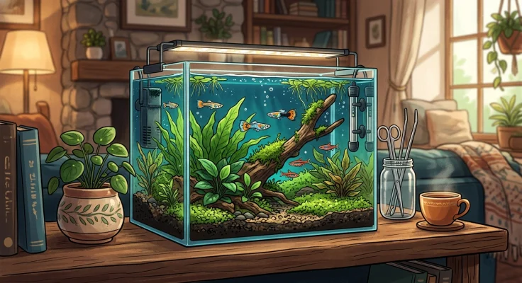 Acuario nano de 5 a 10 litros: qué peces puedes meter