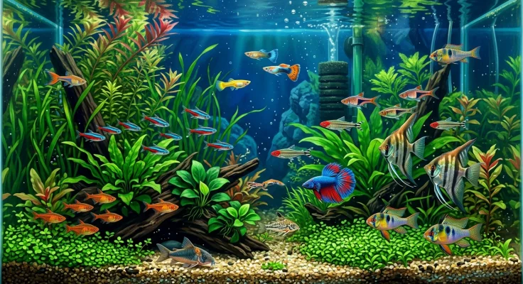 Alimentación de peces tropicales: tipos y frecuencia