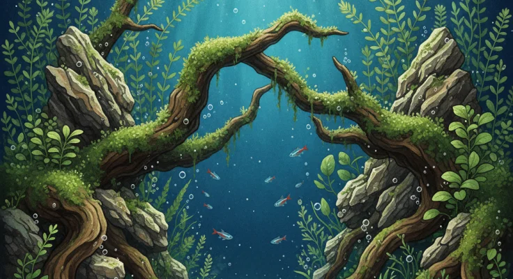 Aquascaping estilo Nature de Amano: principios clave