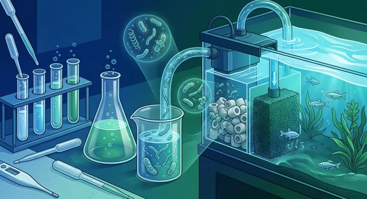 Bacterias beneficiosas: arranque rápido del filtro