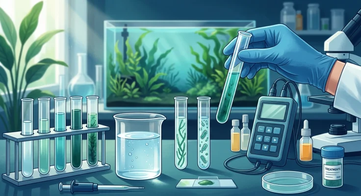 Cianoalgas (cianobacterias): el manto verde-azulado