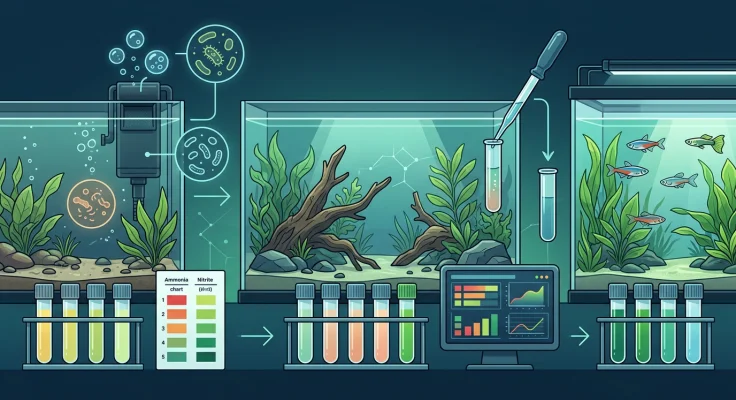 Ciclado del acuario paso a paso: guía para novatos