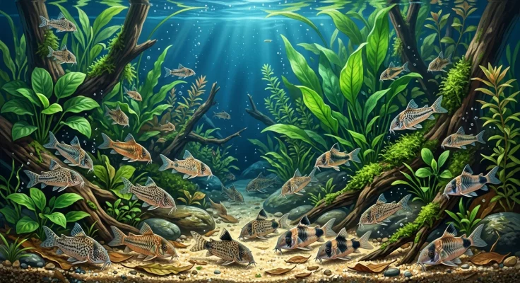 Corydoras: tipos, cuidados y comportamiento en grupo