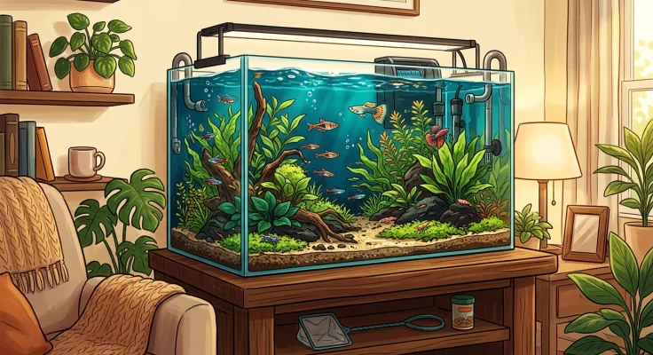 Cuánto cuesta mantener un acuario al mes: desglose real