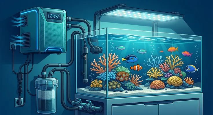 Enfriador para acuario: soluciones contra el calor