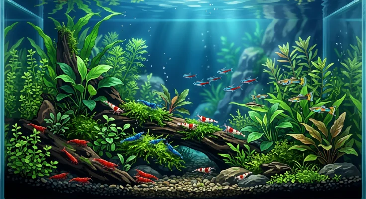 Gambas de acuario: Neocaridina y Caridina para novatos