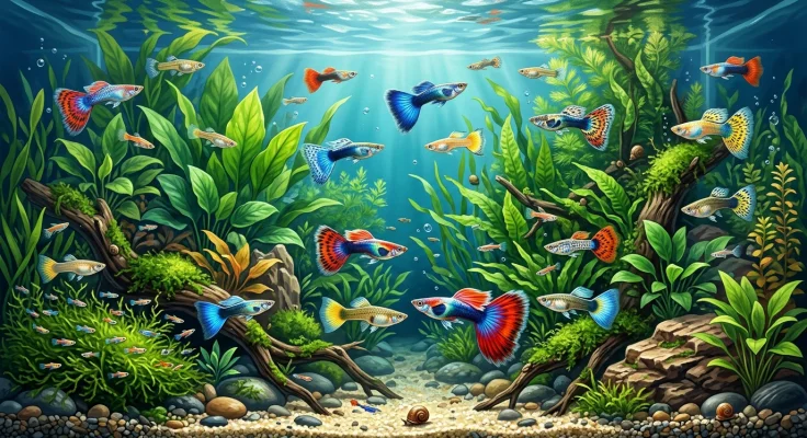 Guppy: cuidados, reproducción y variedades populares