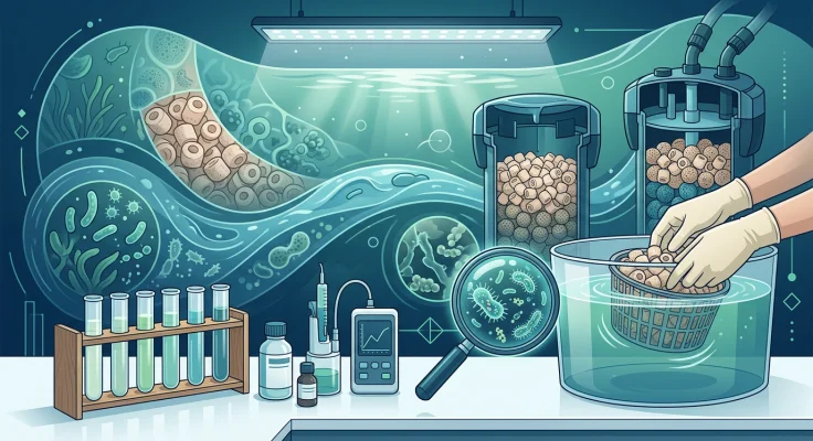 Cómo limpiar el filtro del acuario sin perder bacterias