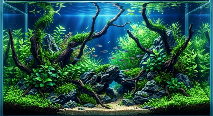 Nano aquascaping: crea paisajes en acuarios pequeños