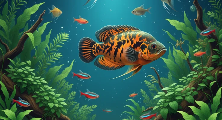 Pez Óscar: cuidados del gigante de agua dulce