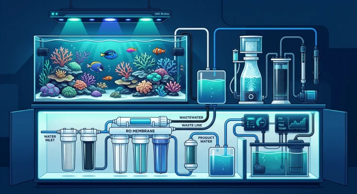Ósmosis inversa para acuario: agua pura paso a paso