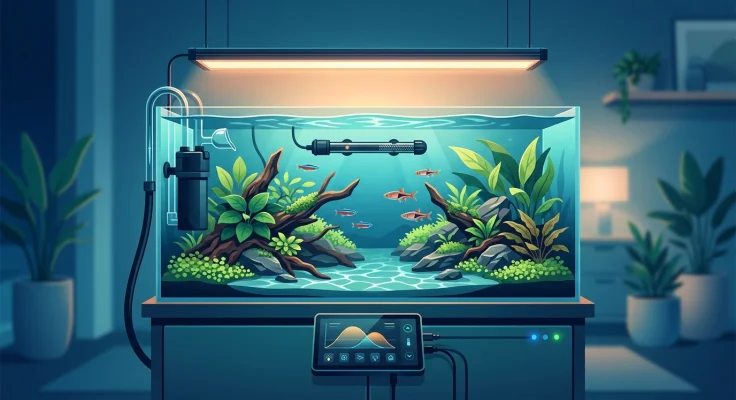 Pantalla LED programable: simula amanecer y atardecer