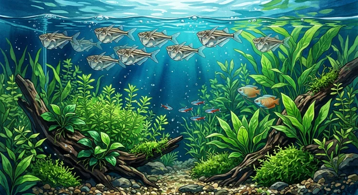 Pez Hacha: cuidados y peculiaridades de superficie