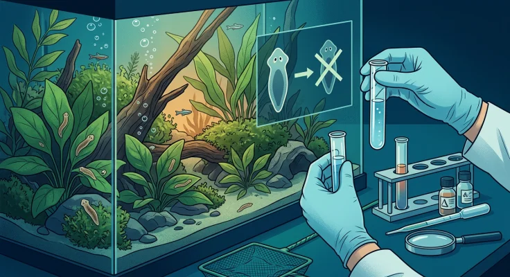 Planarias en el acuario: cómo identificarlas y eliminarlas