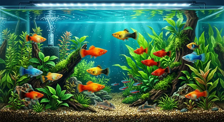 Pez Platy: cuidados, colores y compatibilidad