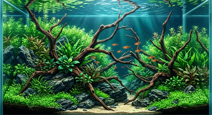 Spiderwood: la madera araña ideal para aquascaping